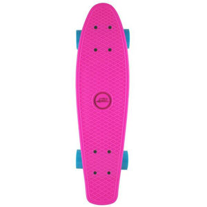 Skateboard NILS Extreme Plastik Board Fishboard - růžový 