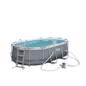 Bazén BESTWAY Power Steel Pool 424 x 250 x 100 cm set s kartušovou filtrací 
