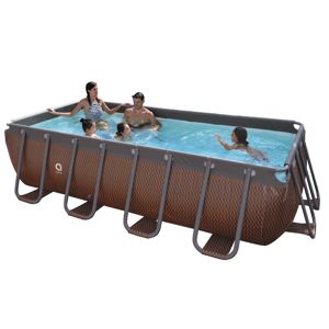 Bazén s pevnou stěnou Passaat Grain 400 x 200 x 99 cm s kartušovou filtrací 
