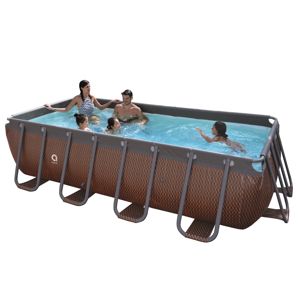 Bazén s pevnou stěnou Passaat Rattan 400 x 200 x 99 cm s kartušovou filtrací 
