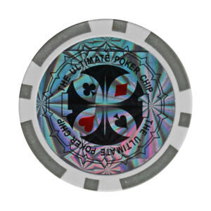 Poker žeton MASTER s hodnotou - šedý