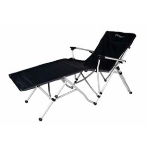 Camping skládací židle - lehátko s opěrkou nohou - 2. jakost 