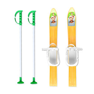 Baby Ski 60 cm - dětské plastové lyže - žluté