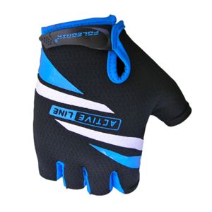 Cyklo rukavice Active krátké černo-modré 