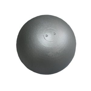 Atletická koule SEDCO tréninková 4 kg dovažovaná litá - stříbrná 