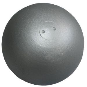 Atletická koule SEDCO závodní 5 kg soustružená - stříbrná 