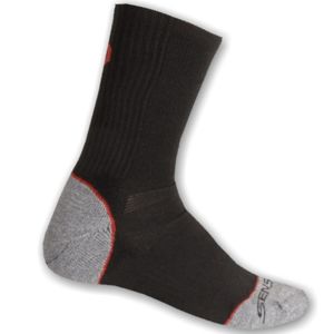 Ponožky SENSOR Hiking Bambus černo-červené - vel. 9-11 