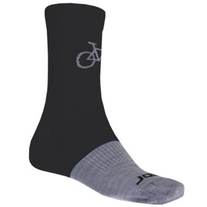 Ponožky SENSOR Merino Wool Tour černo-šedé 