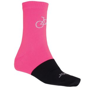 Ponožky SENSOR Merino Wool Tour růžovo-černé - vel. 6-8 