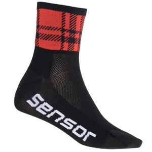 Ponožky SENSOR Race Square červené - vel. 6-8