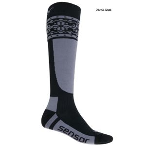 Sensor ponožky THERMOSNOW NORWAY, černá-šedá 