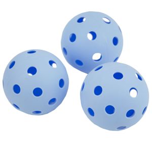 Florbalové míčky SPOKEY Turn - 3ks - modré 
