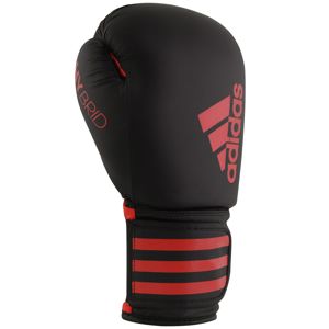 Boxovací rukavice ADIDAS Hybrid 50 - černo-červené 14oz.